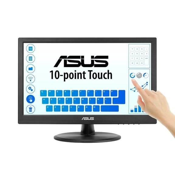 ASUS VT169HE 15.6" 16:9 Full HD Touchscreen IPS LED Monitor, Black