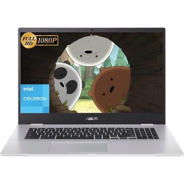 ASUS 17.3" FHD Chromebook Laptop, Intel Celeron N4500, 4GB RAM, 64GB eMMC, Chrome OS