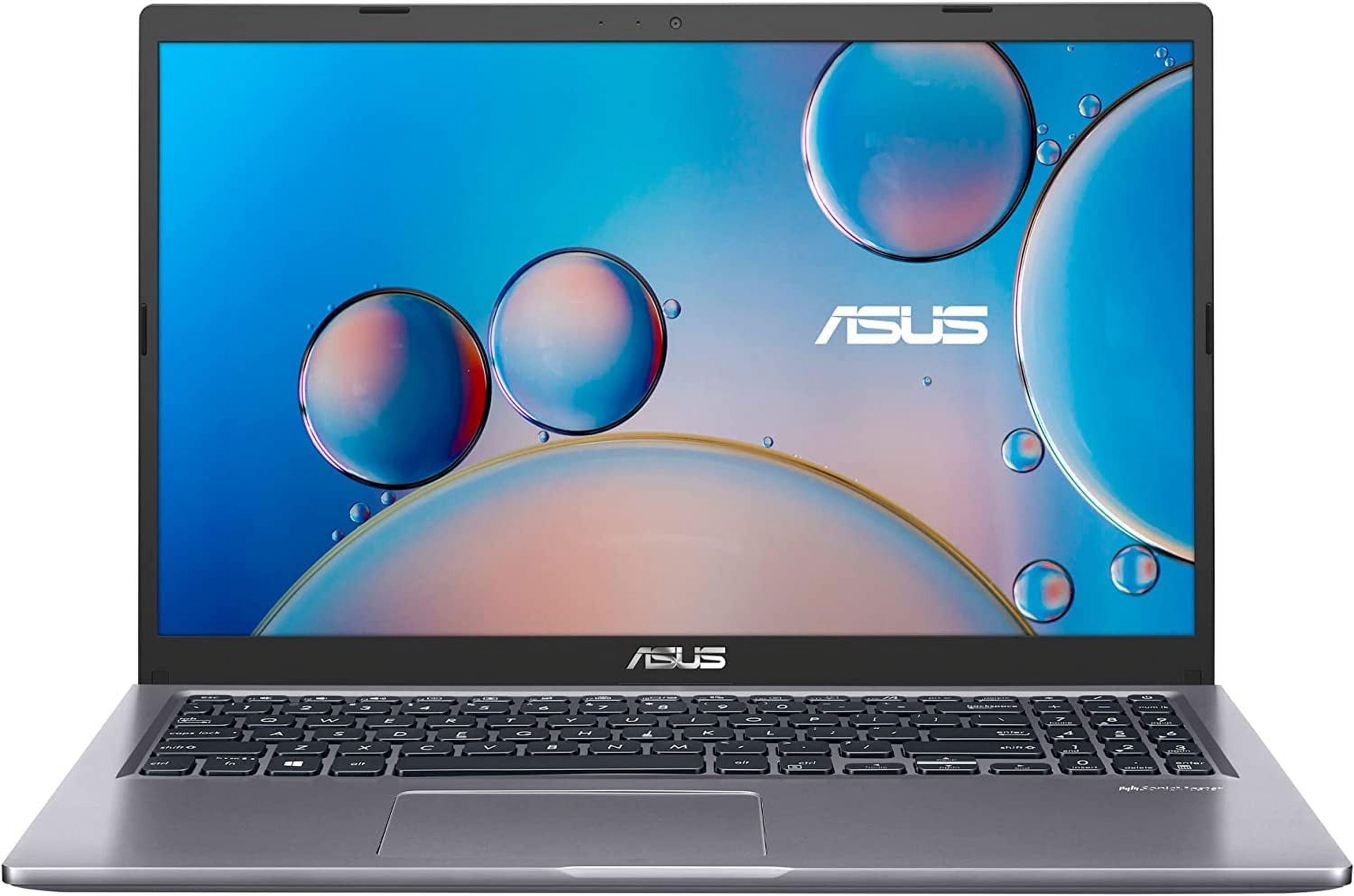 ASUS 2023 Vivobook 15.6" FHD IPS Laptop 2-Core Intel i3-1115G4 Intel UHD Graphics 12GB RAM DDR4 256GB M.2 NVMe SSD HDMI USB-C WiFi AC Fingerprint Backlit KB Windows 10 Pro w/RE Accessories