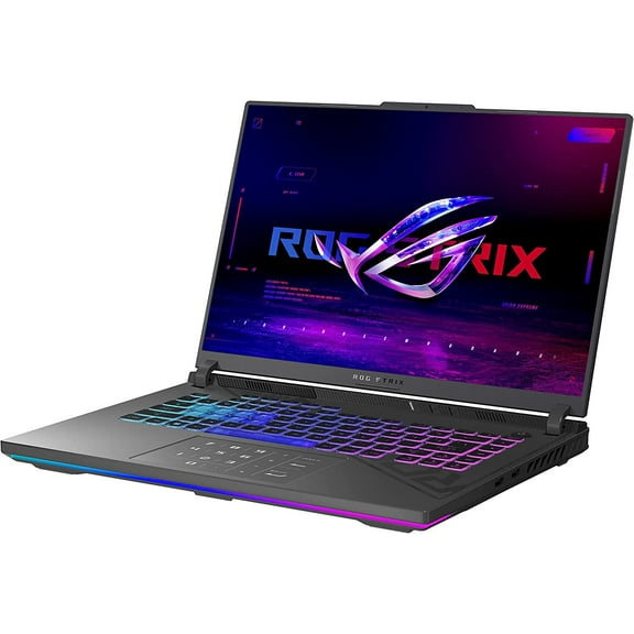 ASUS 2024 ROG Strix G16 16" 165Hz FHD+ Gaming Laptop PC 13th Intel 14-Core i7-13650HX 64GB DDR5 4TB SSD NVIDIA GeForce RTX 4060 8GB WiFi 6E RJ45 Thunderbolt4 HDMI2.1 RGB KB Windows 10 Pro w/RE USB
