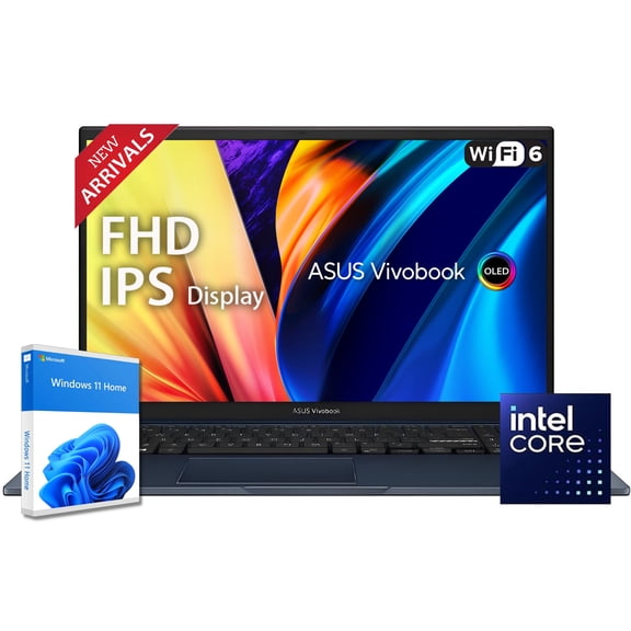 ASUS 2026 New Vivobook 15 Business Laptop, 15.6" FHD NanoEdge IPS Display, Intel Core 3 100U(Outperforms i5-1235U), 8GB DDR5 RAM, 256GB SSD, Webcam Privacy Shield, Long Battery Life, Windows 11 Home