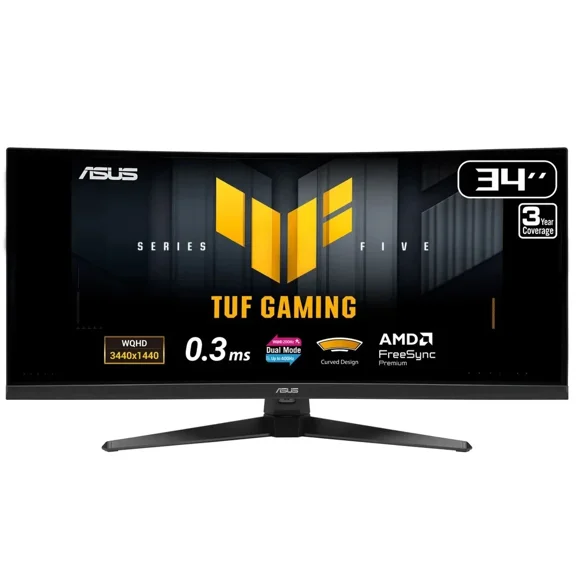ASUS 34" QHD 200Hz Curved UltraWide Gaming Monitor