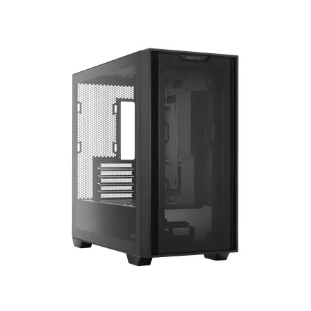 ASUS A21/BLK// Micro ATX Computer Case Steel / Plastic / Tempered Glass-Black