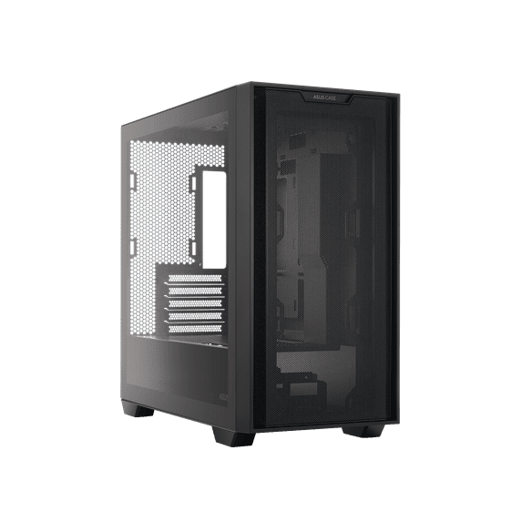 ASUS A21/BLK// Micro ATX Computer Case Steel / Plastic / Tempered Glass-Black