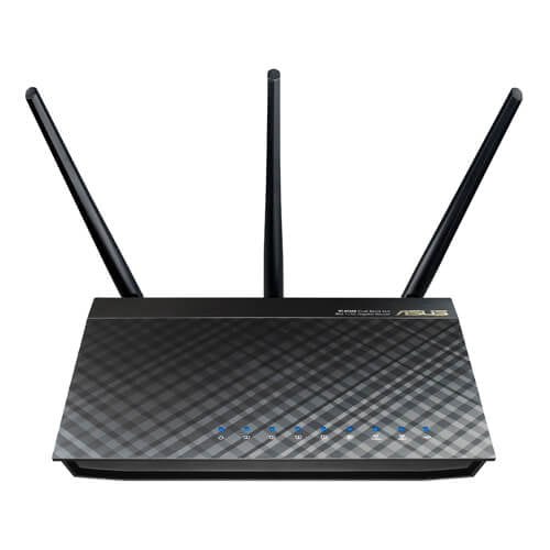 ASUS AC1750 Dual-Band 3 x 3 Wi-Fi 4-Port Gigabit Router (RT-AC66U_B1)