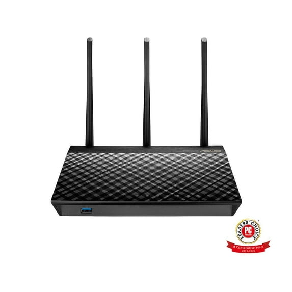 ASUS AC1750 Dual-Band 3 x 3 Wi-Fi 4-Port Gigabit Router (RT-AC66U_B1)