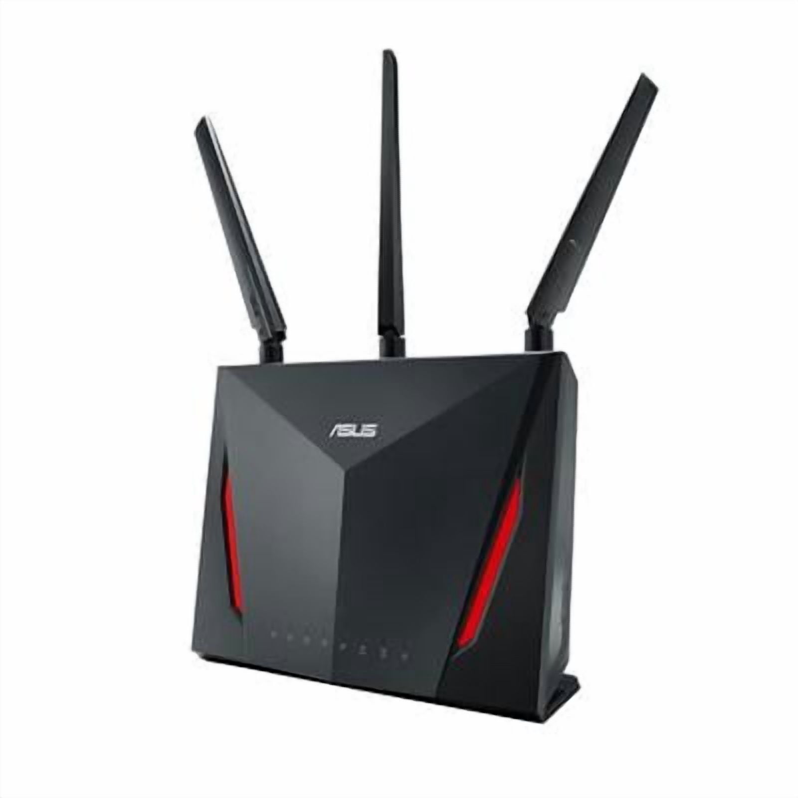 ASUS Dual-Band AC2900 Gaming Router RT-AC86U with Mesh Wi-Fi, Lifetime Internet Security, Black