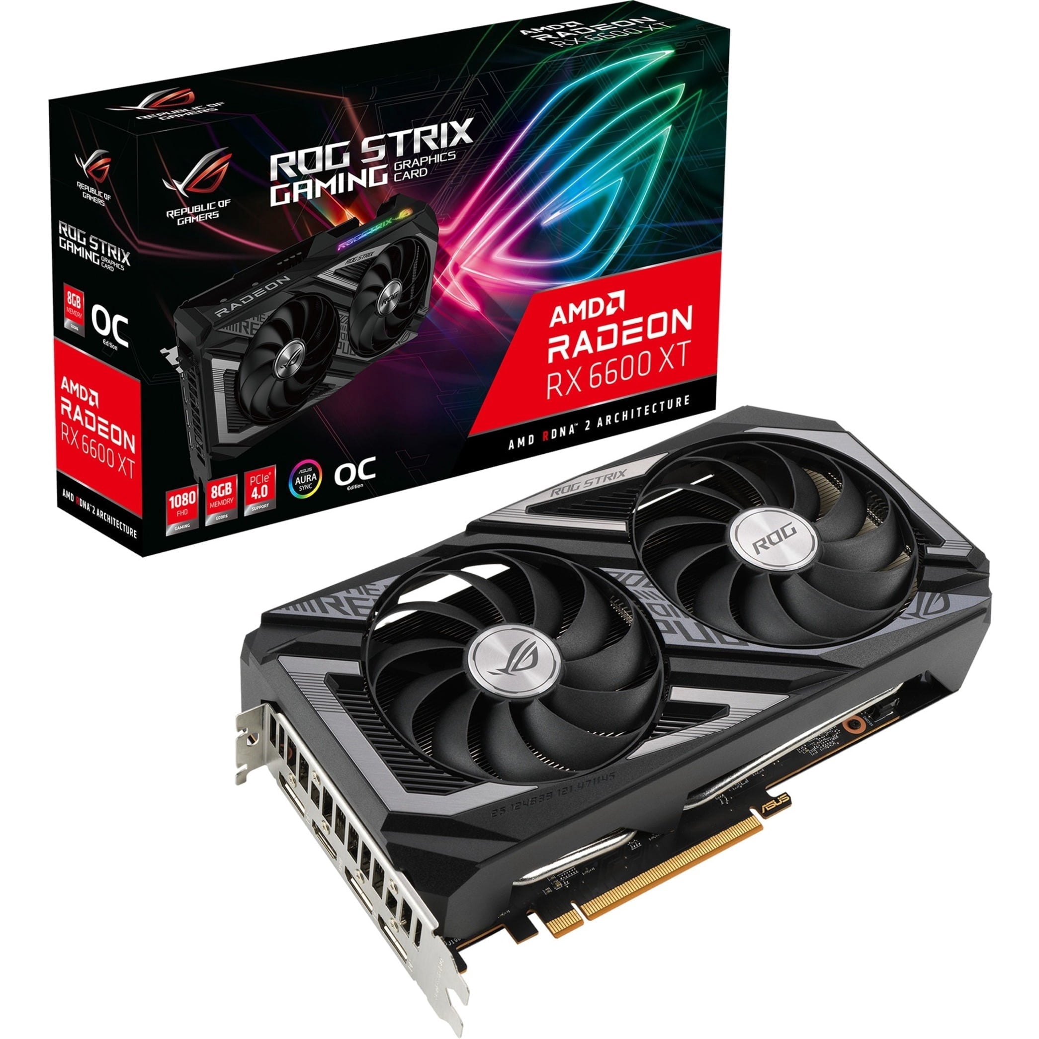 ASUS Radeon RX 6600 XT 8GB OC ① ASUS-AMD-Radeon-6600XT-PCI-
