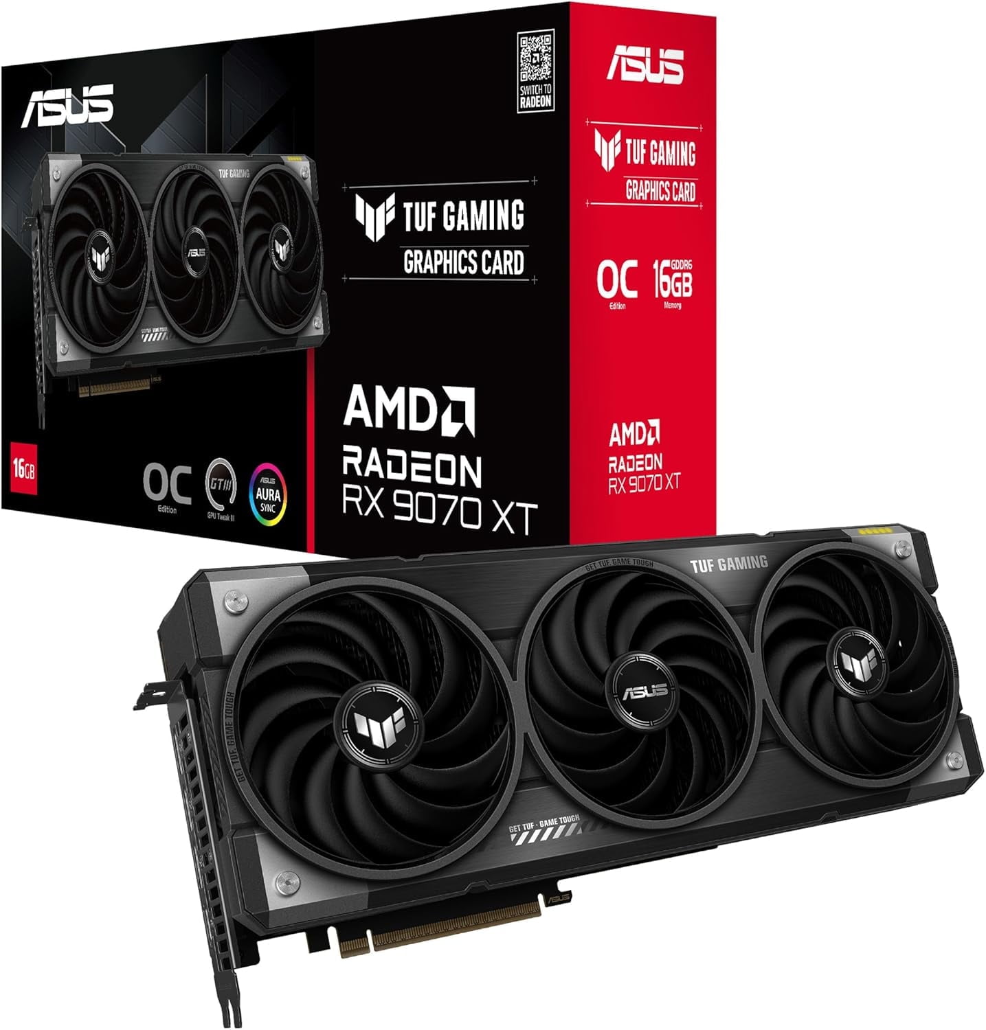 ASUS AMD Radeon RX 9070 XT 16GB OC　新品未開封 ASUS TUF Gaming Radeon RX 9070 XT OC Edition
