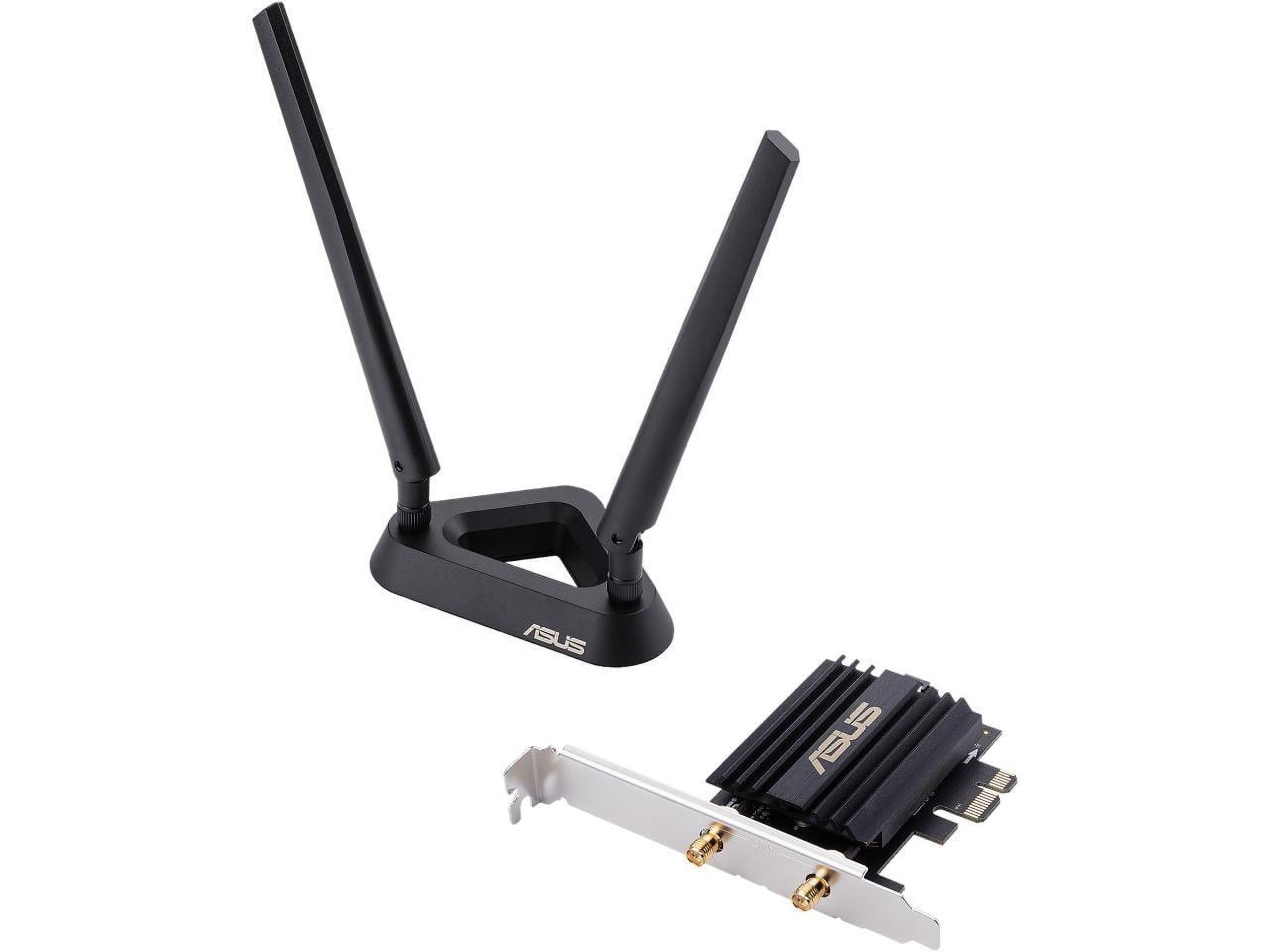 ASUS AX3000 (PCE-AX58BT) Next-Gen WiFi 6 Dual Band PCIe Wireless Adapter with Bluetooth 5.0 - OFDMA, 2x2 MU-MIMO and WPA3 Security - image 1 of 11
