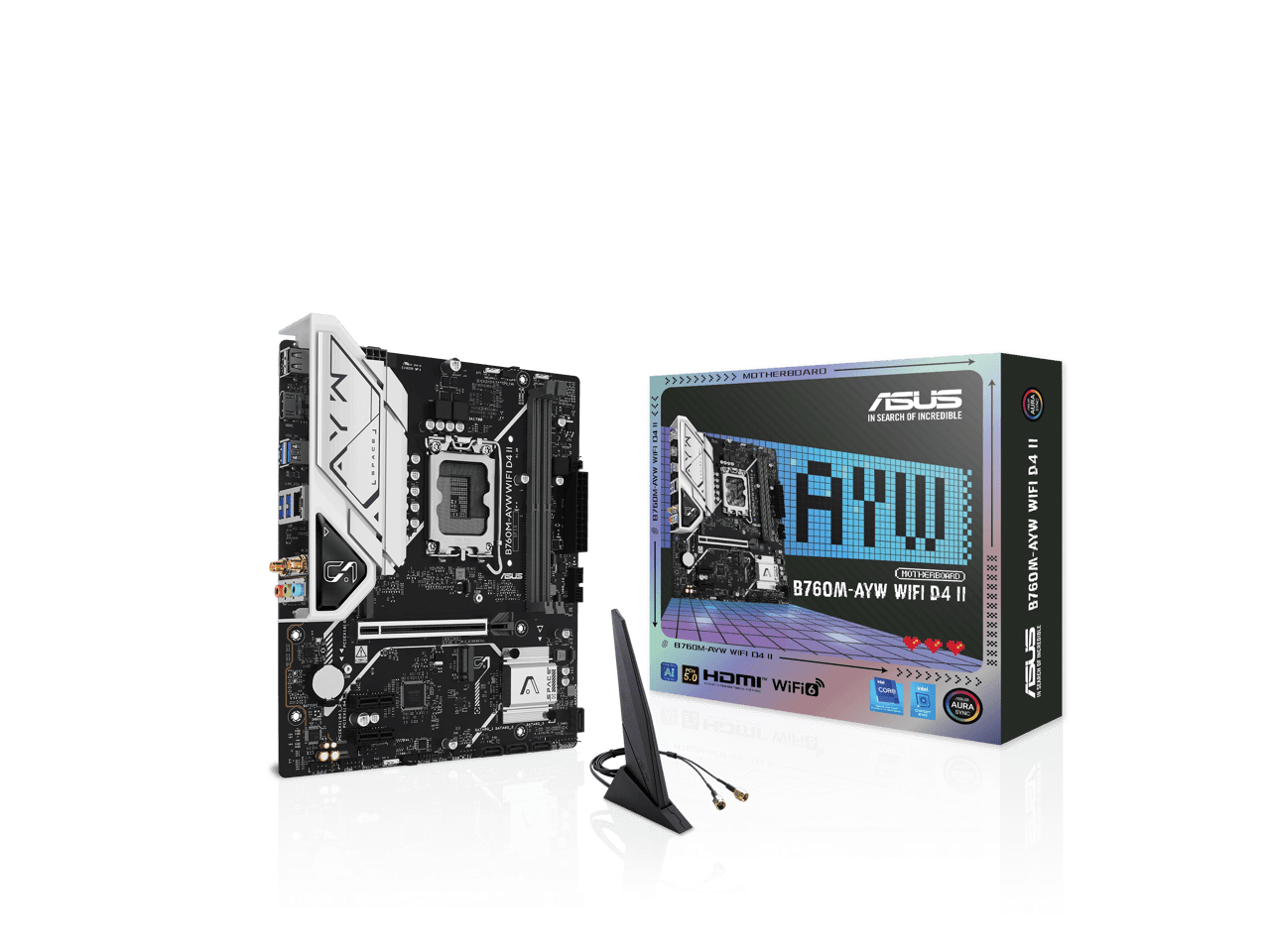ASUS B760MAYWWIFID4II Micro ATX Motherboard