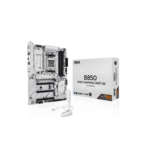 Asus B850MAXGAMINGWIFIW Mb Asus|b850 Max Gaming Wifi W Amd Am5 Atx - White