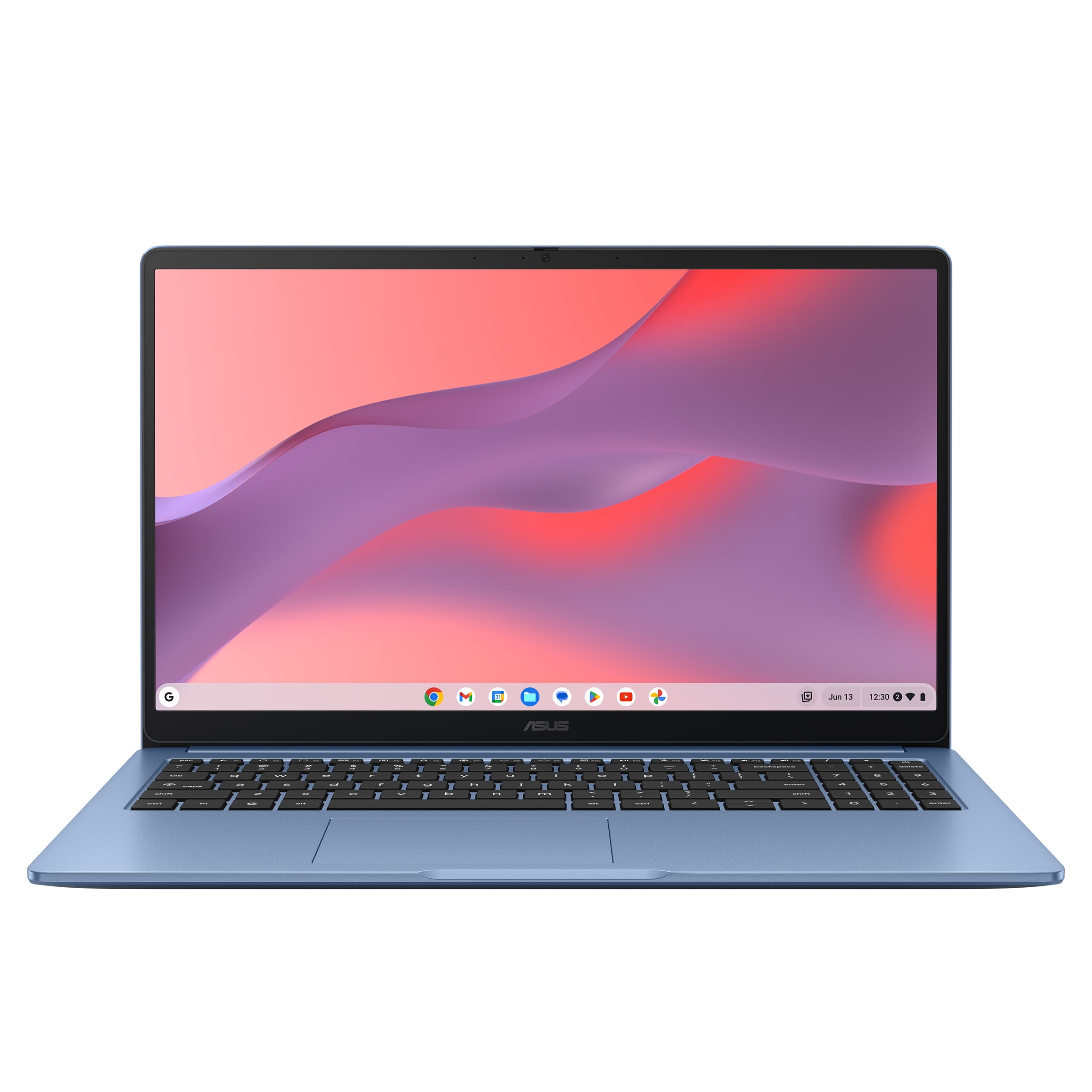 ASUS CX15 15.6 inch FHD IPS Chromebook Laptop Intel Celeron N4500 4GB RAM 128GB eMMC Fabric Blue