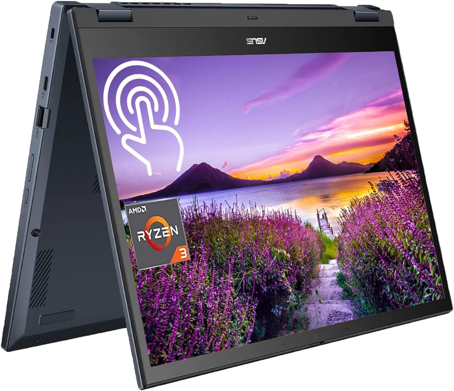 ASUS Chromebook 2-in-1 Laptop, 14 Inch WUXGA Touchscreen Display, AMD Ryzen  3 7320C Processor, 8GB DDR5 RAM, 128GB SSD, AMD Radeon Graphics, USB Type  A&C, Wi-Fi 6, Bluetooth, Chrome OS, Ponder Blue | alle Notebooks