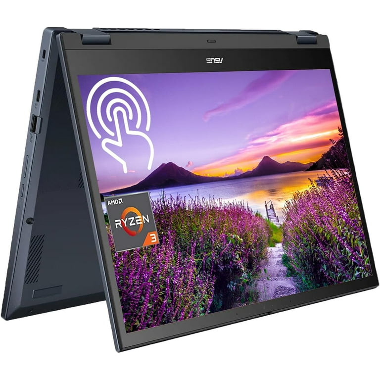 ASUS 2-in-1 Chromebook, 14'' Touchscreen, AMD Ryzen 3, 8GB RAM 
