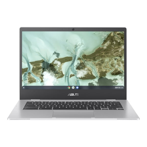 ASUS Chromebook CX1 CX1400CNA-DS44 - 180-degree hinge design - Intel Celeron - N3350 / up to 2.4 GHz - Chrome OS - HD Graphics 500 - 4 GB RAM - 64 GB eMMC - 14" 1366 x 768 (HD) - Wi-Fi 5 - transparent silver