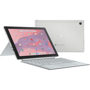 ASUS Chromebook Detachable CM3001 10.5" Laptop - MediaTek Kompanio 520 - 4GB Memory - 64GB eMMC Fog Silver