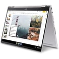 thumbnail image 1 of ASUS Chromebook Flip 14" FHD Touchscreen Laptop, Intel Core i5-10210U, 16GB RAM, 512GB SSD, Chrome OS/Windows, Aerogel White, C436FA-DS599T-W, 1 of 11