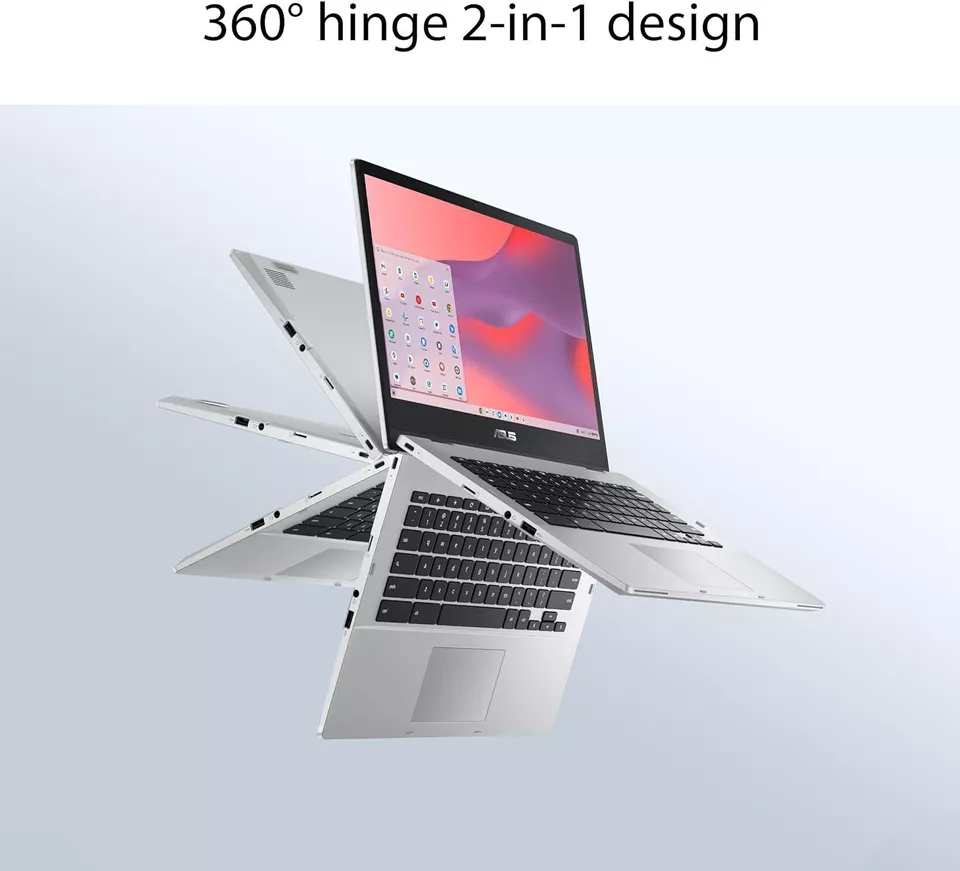 ASUS Chromebook CX1 15,6" FHD | Intel Celeron N4500, 8GB RAM, 64GB EMMC | Chrome OS | Bundle Con TWE 64GB Micro SD