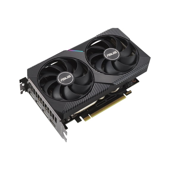 ASUS DUAL-RTX3060TI-8G-MINI-V2 Dual GeForce RTX 3060 Ti V2 MINI OC Edition 8GB GDDR6 PCI Express 4.0 Video Card