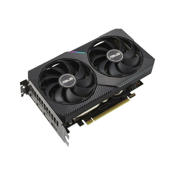 ASUS DUAL-RTX3060TI-8G-MINI-V2 Dual GeForce RTX 3060 Ti V2 MINI OC Edition 8GB GDDR6 PCI Express 4.0 Video Card