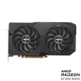 thumbnail image 1 of ASUS Dual AMD Radeon RX 6600 8GB GDDR6 Gaming Graphics Card (AMD RDNA 2, PCIe 4.0, 8GB GDDR6 memory, HDMI 2.1, DisplayPort 1.4a, Axial-tech fan design, 0dB technology) DUAL-RX6600-8G-V2, 1 of 5