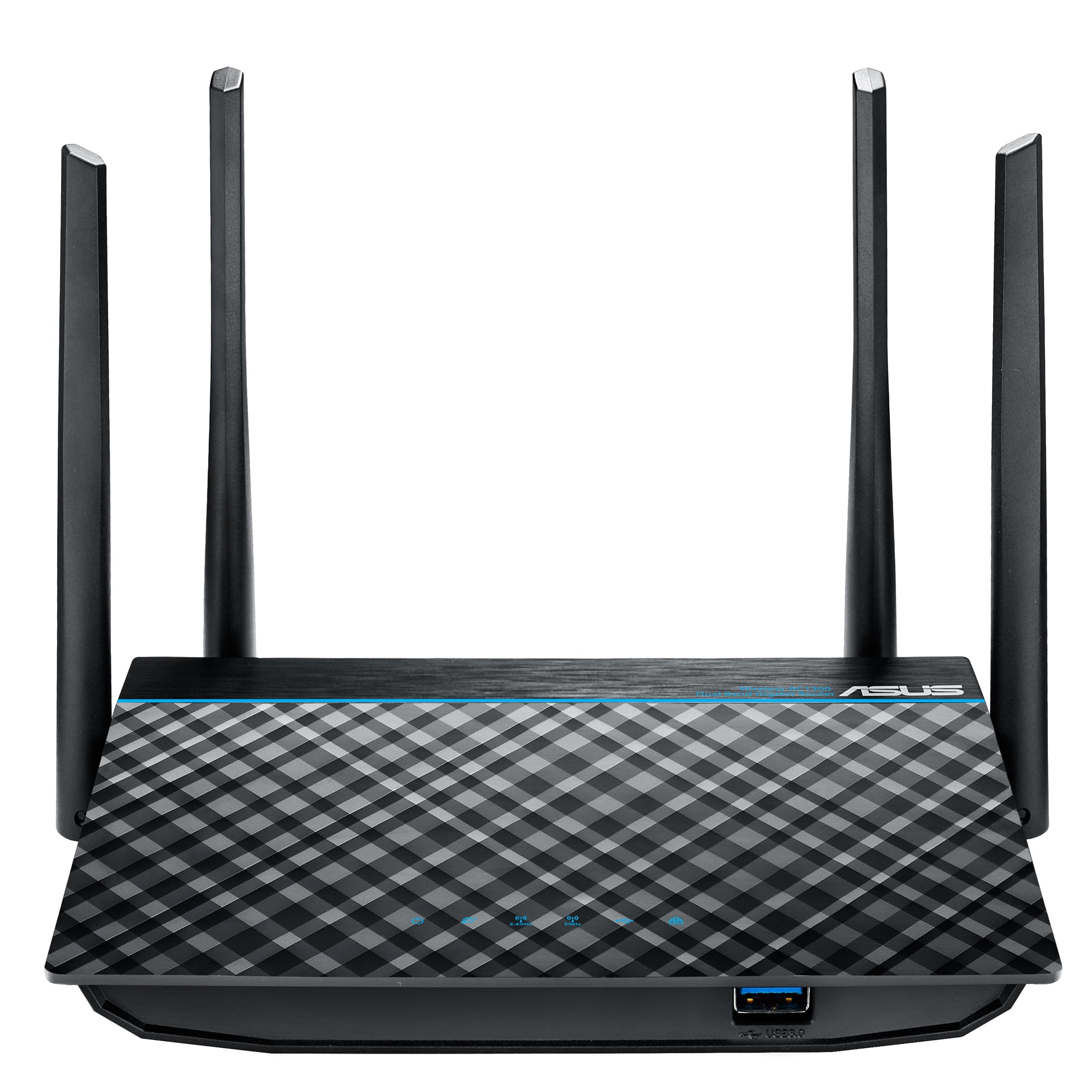 defile Zeal siv ASUS Dual-Band 2x2 AC1300 Super-Fast WiFi 4-Port Gigabit Router with  MU-MIMO and USB 3.0 (RT-ACRH13) - Walmart.com