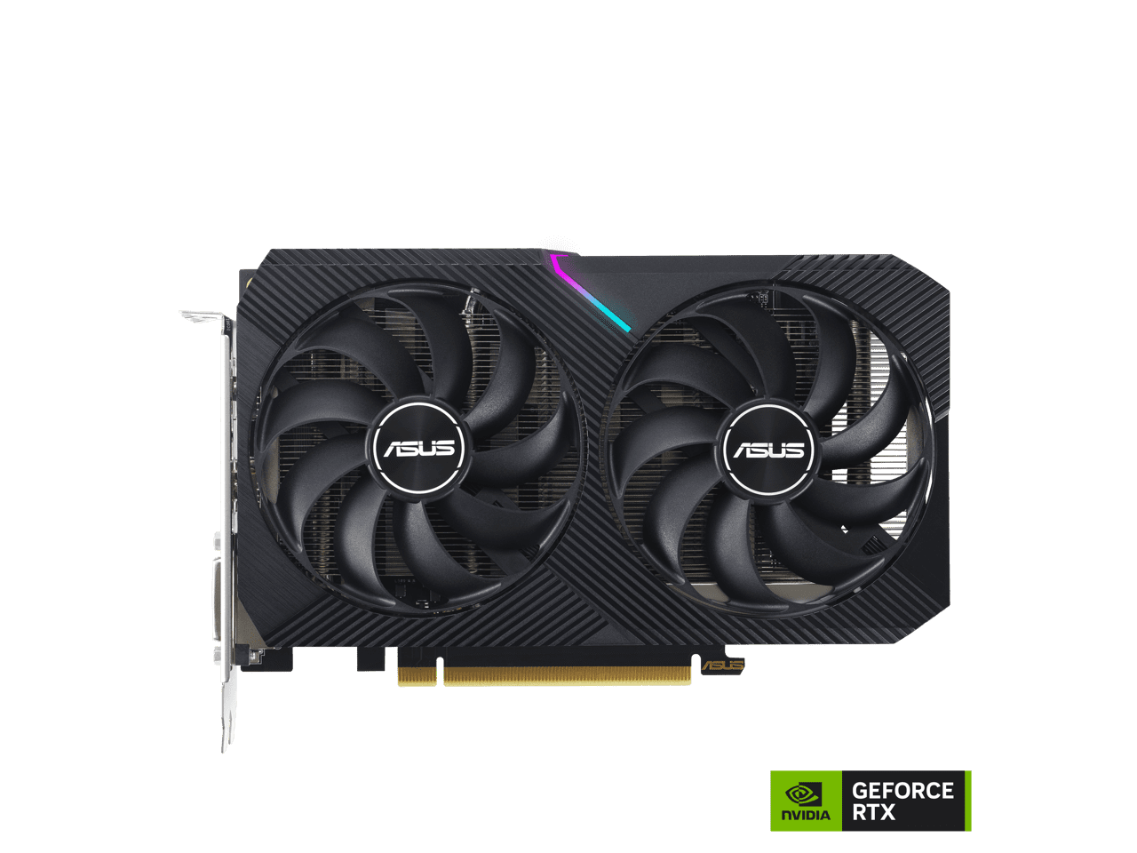 ASUS Dual GeForce RTX 3050 V2 OC Edition Graphics Card (PCIe 4.0, 8GB GDDR6, HDMI 2.1, DisplayPort 1.4a) DUAL-RTX3050-O8G-V2