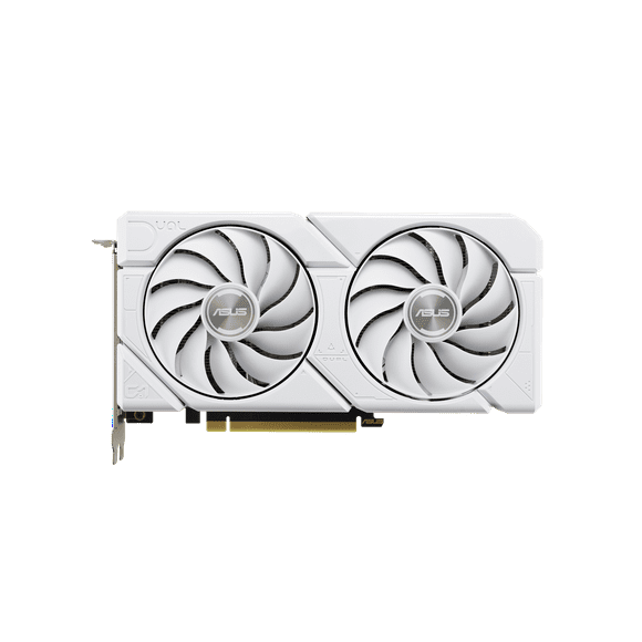 ASUS Dual GeForce RTX 4070 EVO White OC Edition (PCIe 4.0, 12GB GDDR6X, DLSS 3, HDMI 2.1a, DisplayPort 1.4a, 2.5-slot design, Axial-tech fan design) DUAL-RTX4070-O12G-EVO-WHITE