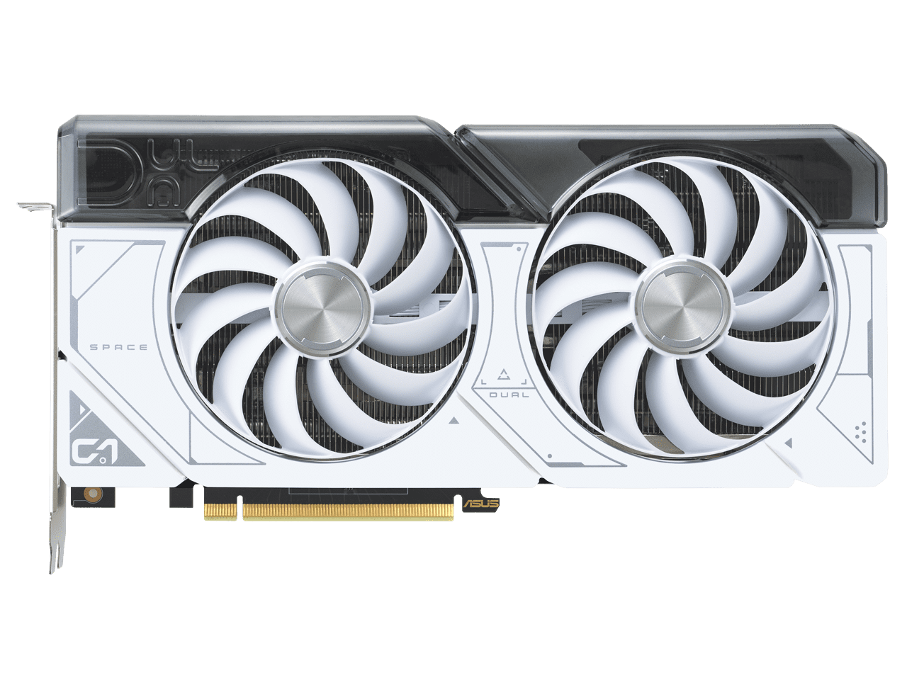 ASUS Dual RTX 4070 Super White OC Edition 12GB GPU - GDDR6X Graphics ...