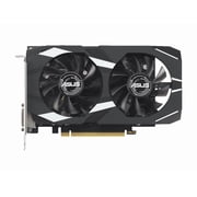 ASUS Dual NVIDIA GeForce RTX 3050 6GB OC Edition Gaming Graphics Card - PCIe 4.0, 6GB GDDR6 Memory, HDMI 2.1, DisplayPort 1.4a, 2-slot Design, Axial-tech Fan Design, 0dB Technology, DUAL-RTX3050-O6G