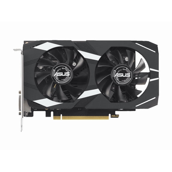 ASUS Dual NVIDIA GeForce RTX 3050 6GB OC Edition Gaming Graphics Card - PCIe 4.0, 6GB GDDR6 Memory, HDMI 2.1, DisplayPort 1.4a, 2-slot Design, Axial-tech Fan Design, 0dB Technology, DUAL-RTX3050-O6G