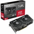 thumbnail image 1 of ASUS Dual Radeon RX 7600 XT OC Edition 16GB GDDR6 (AMD RDNA 3, PCIe 4.0, 16GB GDDR6 memory, HDMI 2.1, DisplayPort 2.1, Axial-tech Fan Design, 0dB Technology, Dual BIOS) DUAL-RX7600XT-O16G, 1 of 11