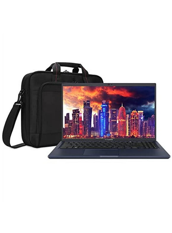 ASUS ExpertBook B1 B1500 B1500CEA-XS74 15.6" Rugged Notebook Bundle with Intel Core i7-1165G7 Quad-Core 2.80GHZ, 16GB DDR4, 512GB SSD, Intel Iris Xe Graphics, Star Black, Win 10 Pro and Laptop Bag