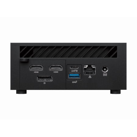 ASUS ExpertCenter PN64 Non-Logo Barebone Mini PC with 13th Gen Intel Core i7-13700H, Dual Channel DDR5 RAM, Dual Storage Design, Quad 4K-display support, Wi-Fi 6E & Bluetooth, USB-C, Hardware TPM, VES
