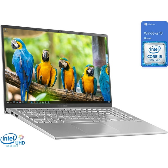 ASUS F512FL Notebook, 15.6" FHD Display, Intel Core i5-8265U Upto 3.9GHz, 12GB RAM, 1TB NVMe SSD, NVIDIA GeForce MX250, HDMI, Card Reader, Wi-Fi, Bluetooth, Windows 10 Home