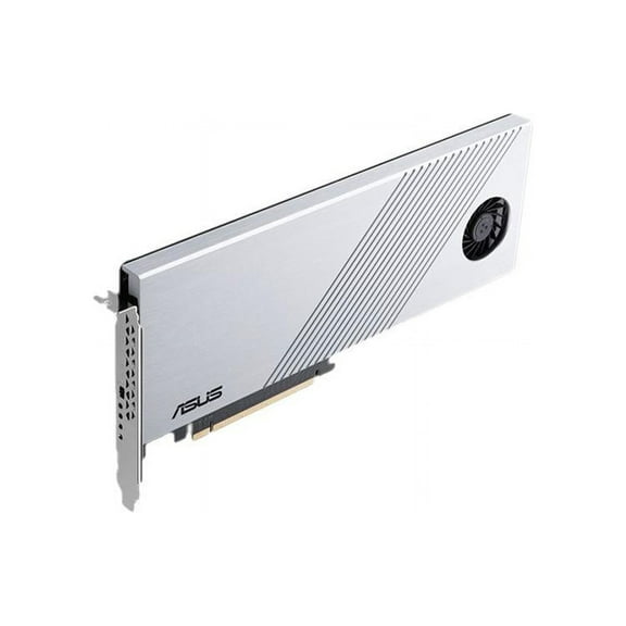 ASUS Hyper M.2 X16 PCIe 4.0 X4 Expansion Card Supports 4 NVMe M.2 (2242/2260/2280/22110) up to 256Gbps for AMD 3rd Ryzen sTRX40, AM4 Socket and Intel VROC NVMe Raid