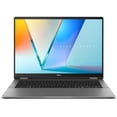 thumbnail image 1 of Asus Vivobook 14 Flip TP3407 TP3407SA-ES54T 14" Touchscreen Convertible Copilot+ PC 2 in 1 Notebook, WUXGA, Intel Core Ultra 5 226V, Intel Evo Platform, 16 GB, 512 GB SSD, Matte Gray, 1 of 10