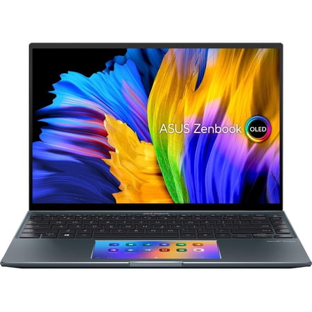 ASUS Laptop ZenBook 14X OLED Intel Core i7 12th Gen 1260P (2.10GHz) 16GB Memory 512 GB PCIe SSD NVIDIA GeForce MX550 14.0" Touchscreen Windows 11 Home 64-bit UX5400ZB-DB74T