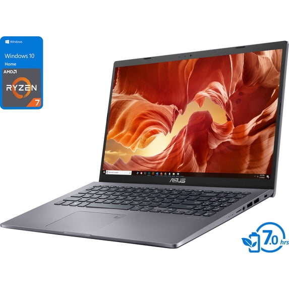ASUS M509 Notebook, 15.6" FHD Display, AMD Ryzen 7 3700U Upto 4.0GHz, 8GB RAM, 2TB NVMe SSD, Vega 10, HDMI, Card Reader, Wi-Fi, Bluetooth, Windows 10 Home