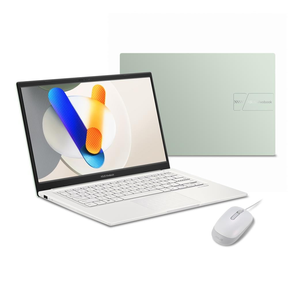 ASUS Vivobook 14 F1404VAP-QB51 14" Full HD Laptop, Intel Core 5 120U 1.4GHz, 8GB RAM, 512GB SSD, Windows 11 Home, Vanilla Basil