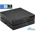 thumbnail image 1 of ASUS PB60G Mini PC, Intel Core i3-8100T 3.1GHz, 8GB RAM, 512GB NVMe SSD, NVIDIA Quadro P620, HDMI, DisplayPort, Mini DisplayPort, Wi-Fi, Bluetooth, Windows 10 Pro, 1 of 7