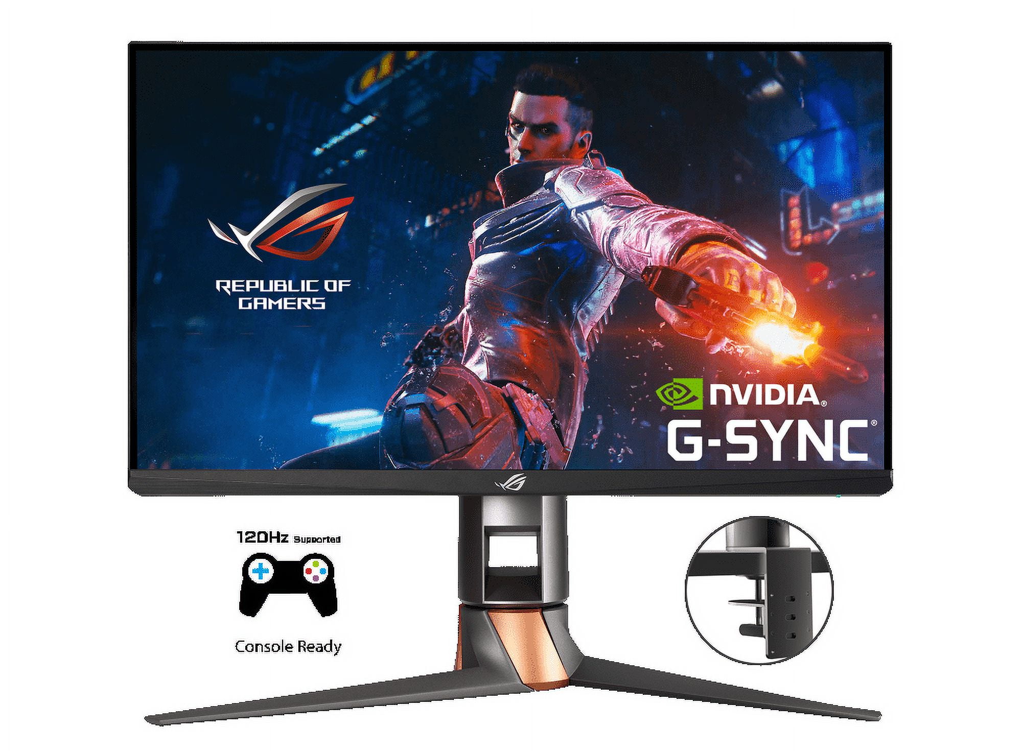 ASUS - ROG Swift 24.5Fast IPS FHD 360Hz 1ms G-SYNC Gaming Monitor