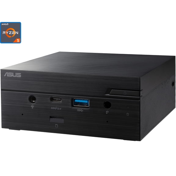 ASUS PN50 Mini PC, AMD Ryzen 5 4500U Upto 4.0GHz, 32GB RAM, 2TB NVMe SSD, HDMI, DisplayPort, Card Reader, Wi-Fi, Bluetooth, Windows 10 Pro