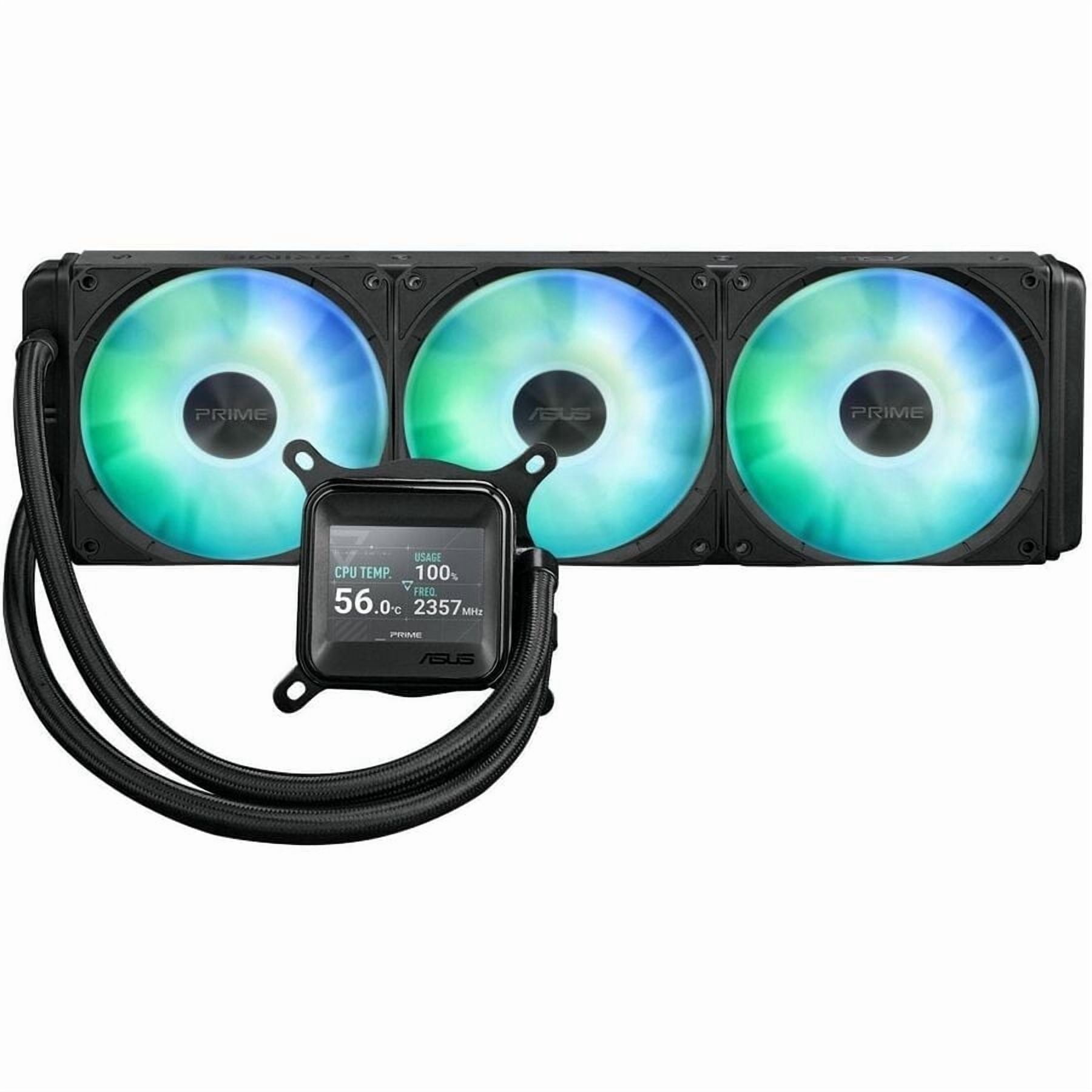 ASUS Prime LC 360 ARGB LCD AIO Liquid CPU Cooler - PRIME LC 360 ARGB LC