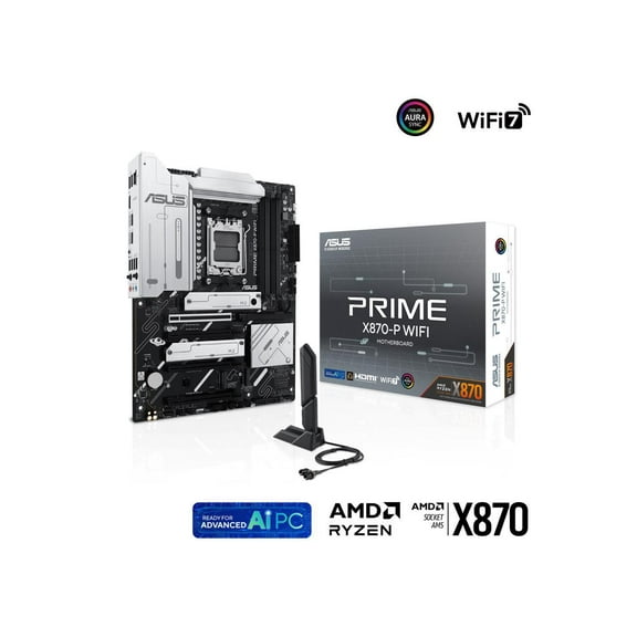 ASUS Prime X870-P WiFi AMD AM5 ATX Motherboard - PRIMEX870-PWIFI