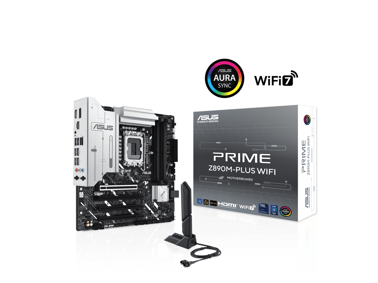 Asus Prime PRIME Z890M-PLUS WIFI Gaming Desktop Motherboard - Intel Z890 Chipset