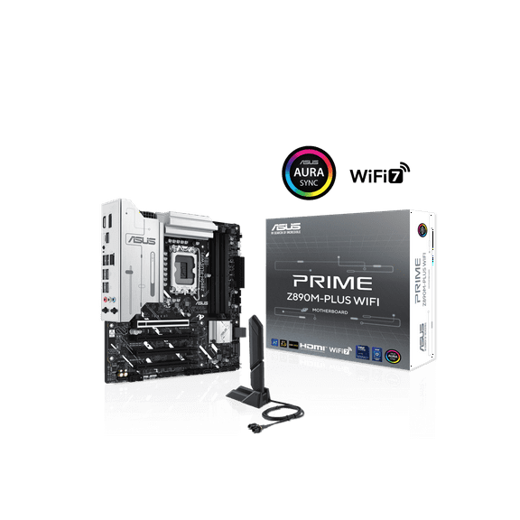 Asus Prime PRIME Z890M-PLUS WIFI Gaming Desktop Motherboard - Intel Z890 Chipset