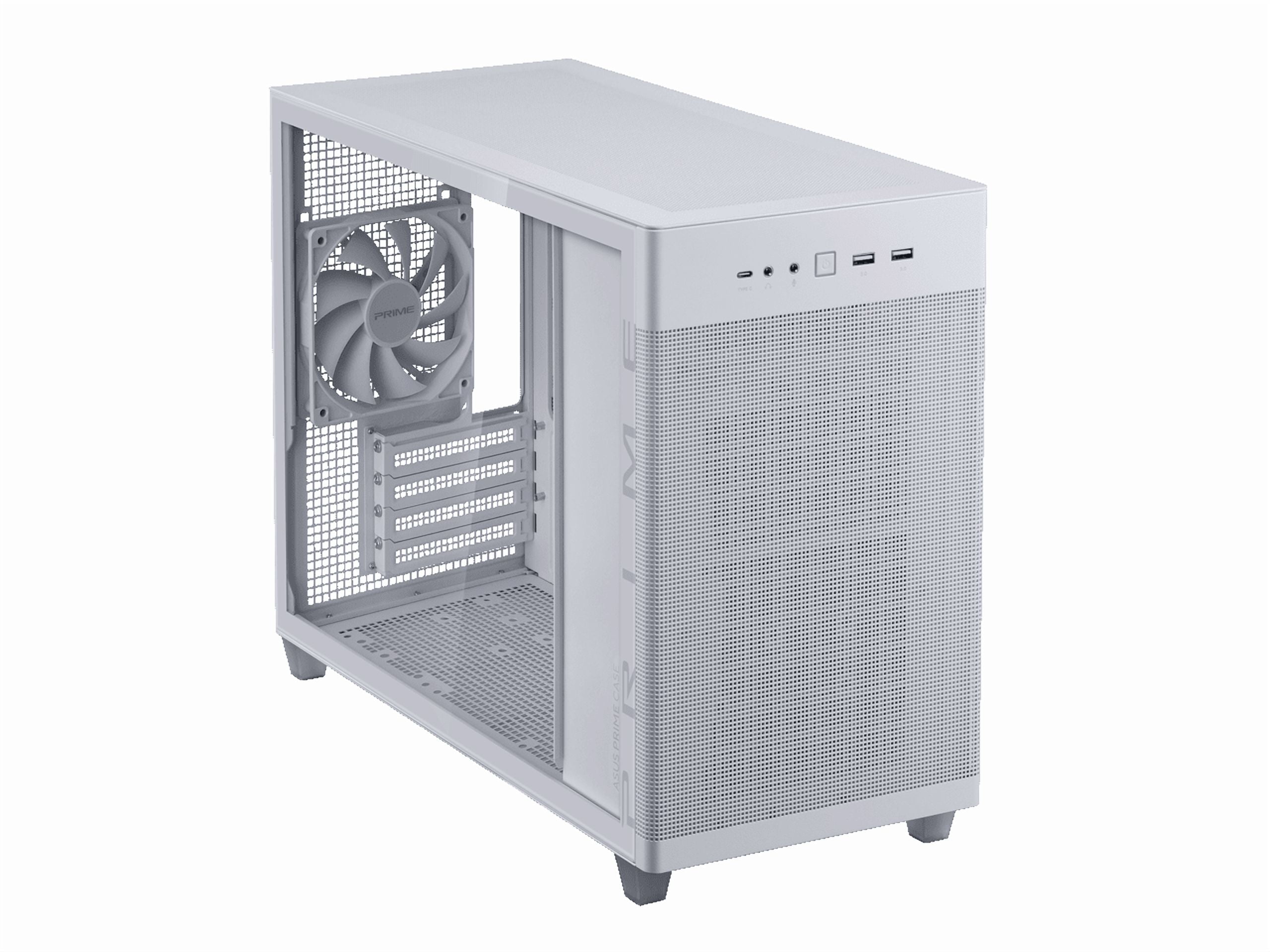 【新品未使用】PCケース ASUS AP201 ホワイト ASUS Prime AP201 White MicroATX Tempered Glass Edition Supports