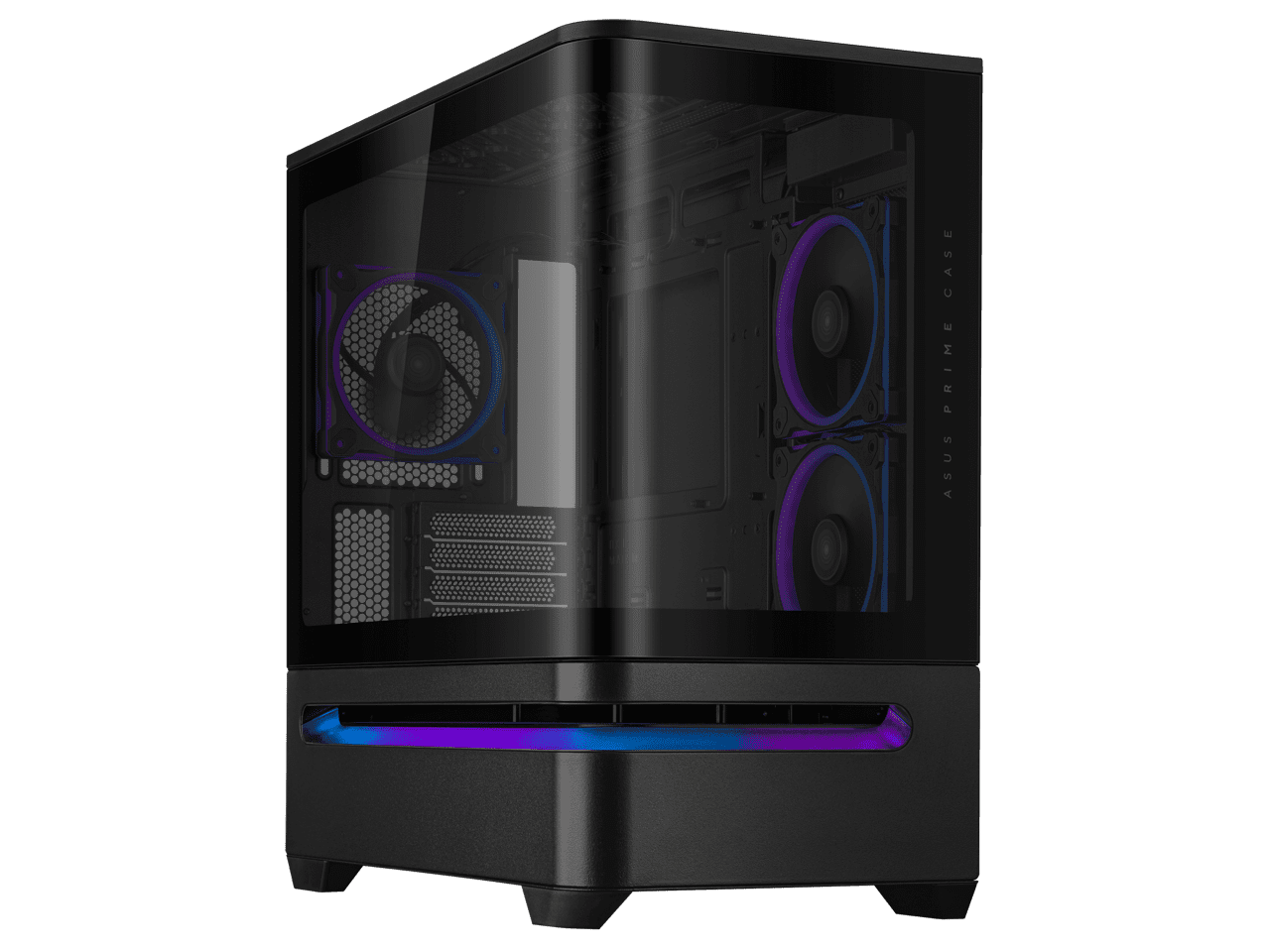 ASUS AP202ARGBCASEBLACK ARGB Micro-ATX PC Case with Tempered Glass